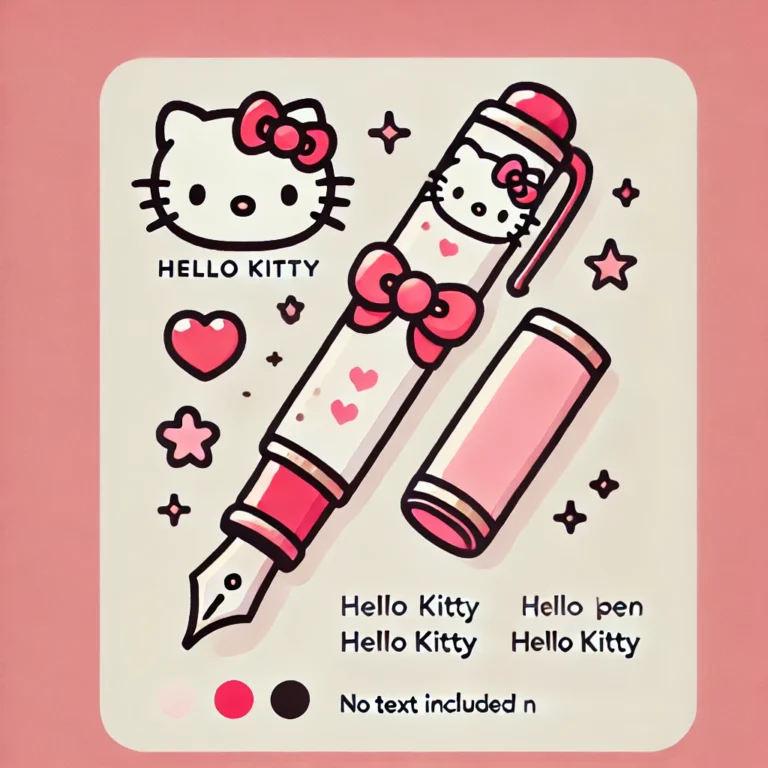 Hello Kitty鋼筆：少女心爆發的書寫樂趣